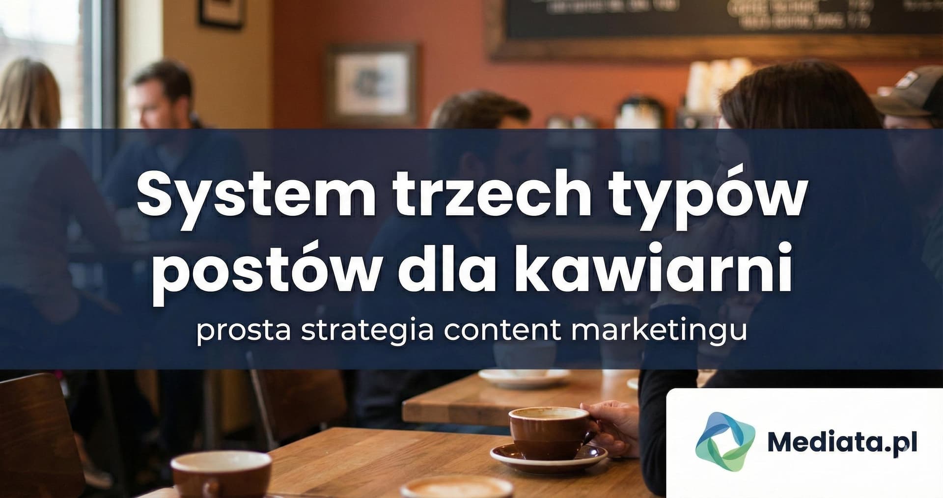 System trzech typów postów dla kawiarni - prosta strategia content marketingu